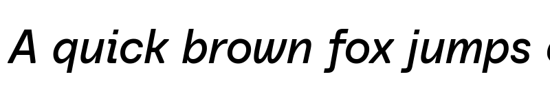 Preview of Baru Sans Demo Medium Italic font