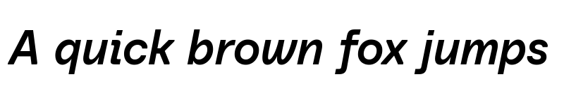 Preview of Baru Sans Demo Semi Bold Italic font