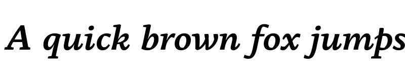 Preview of Basco Std Bold Italic font