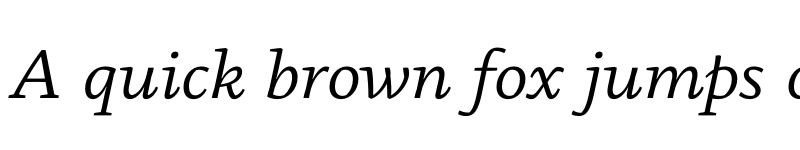 Preview of Basco Std Italic font