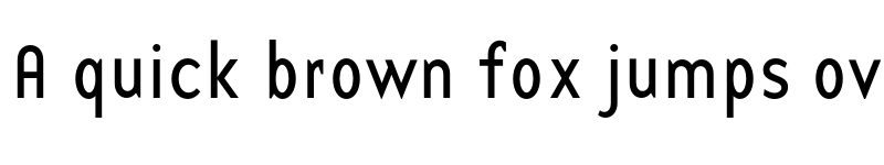 Preview of Base 12 Sans OT Reg font