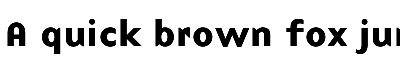 Preview of Base 9 Sans OT Bold font