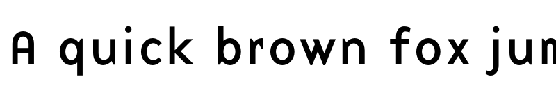 Preview of Base 9 Sans OT Reg font