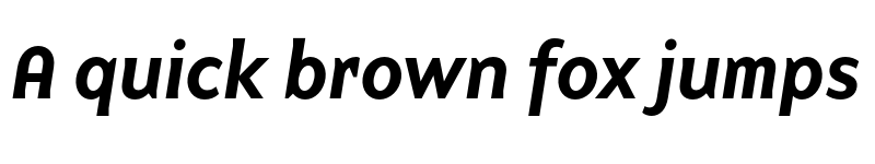 Preview of Base 900 Sans OT Medium Italic font