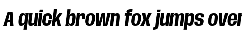 Preview of Base Neue Condensed Bold Oblique font