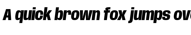 Preview of Base Neue Condensed Extra Bold Oblique font