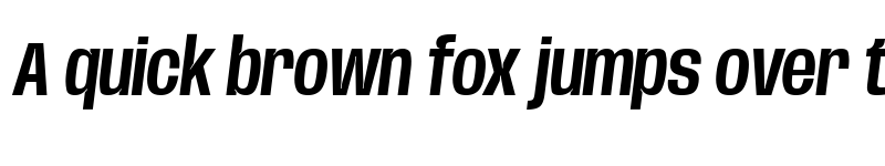 Preview of Base Neue Condensed Semi Bold Oblique font