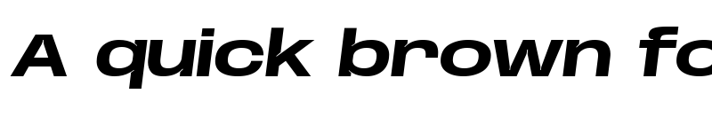 Preview of Base Neue Expanded Bold Oblique font