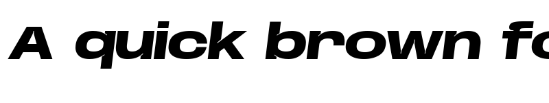 Preview of Base Neue Expanded Extra Bold Oblique font