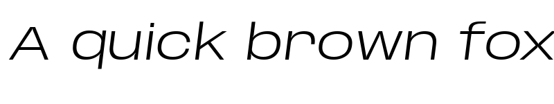 Preview of Base Neue Expanded Light Oblique font