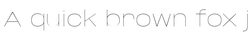 Preview of Base Neue Expanded Thin font