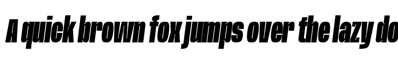 Preview of Base Neue Super Condensed Extra Bold Oblique font