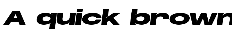 Preview of Base Neue Super Expanded Black Oblique font