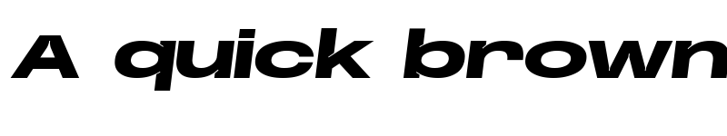 Preview of Base Neue Super Expanded Extra Bold Oblique font