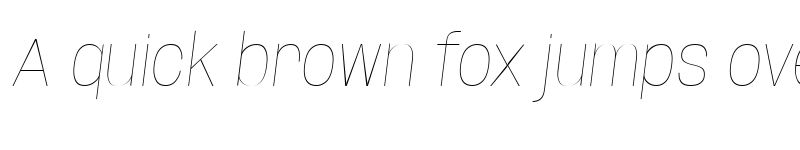 Preview of Base Neue Thin Oblique font