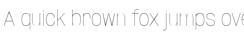 Preview of Base Neue Thin font