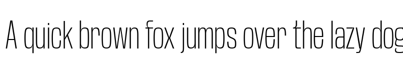 Preview of Base Neue Trial Condensed Extra Light font