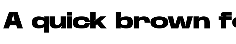 Preview of Base Neue Trial Expanded Black font