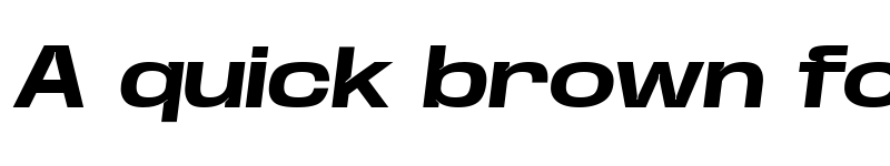 Preview of Base Neue Trial Expanded Bold Oblique font