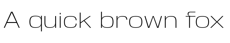 Preview of Base Neue Trial Expanded Extra Light font