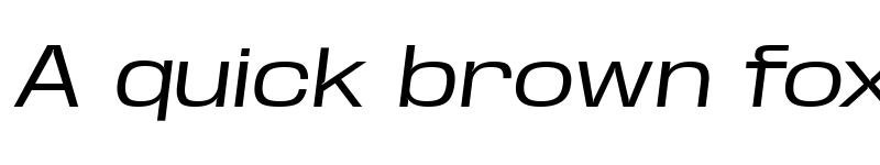 Preview of Base Neue Trial Expanded Oblique font