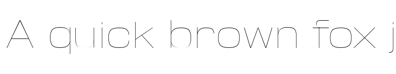 Preview of Base Neue Trial Expanded Thin font