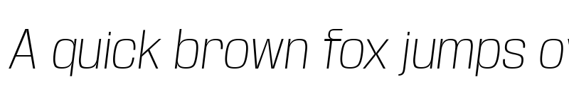 Preview of Base Neue Trial Extra Light Oblique font