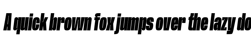 Preview of Base Neue Trial Super Cond Extra Bold Oblique font