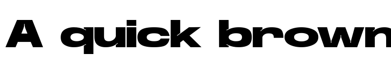 Preview of Base Neue Trial Super Exp Black font