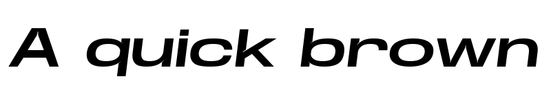 Preview of Base Neue Trial Super Exp Semi Bold Oblique font