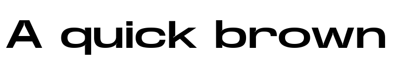 Preview of Base Neue Trial Super Exp Semi Bold font