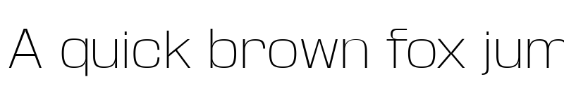 Preview of Base Neue Trial Wide Extra Light font