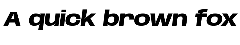 Preview of Base Neue Wide Extra Bold Oblique font