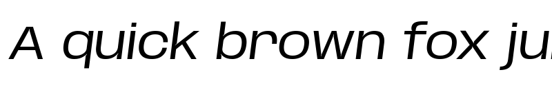 Preview of Base Neue Wide Oblique font