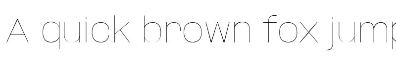 Preview of Base Neue Wide Thin font