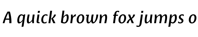 Preview of Basel Neue Medium Italic font