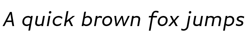 Preview of Basic Gothic Pro Book Italic font