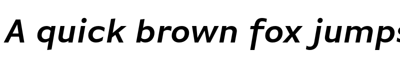 Preview of Basic Gothic Pro Demibold Italic font