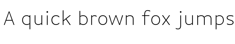 Preview of Basic Gothic Pro Extralight font