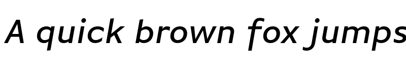 Preview of Basic Gothic Pro Medium Italic font