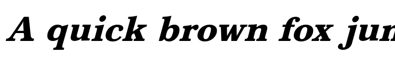 Preview of Baskervald ADF Std Heavy Italic font