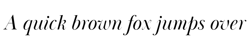 Preview of Baskerville Poster PT Italic font