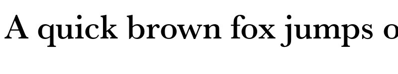 Preview of Baskerville URW Medium font