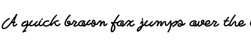 Preview of Bastardilla FFP font