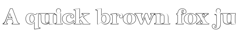 Preview of Bastine Outline font