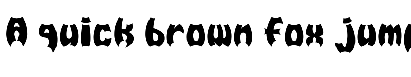 Preview of BAT MEN__G Regular font