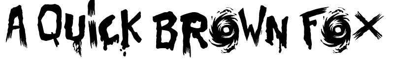 Preview of Bates Shower Regular font