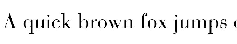 Preview of BauerBodoni LT Regular font