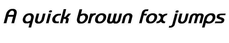 Preview of Bauhaus Bold Italic font