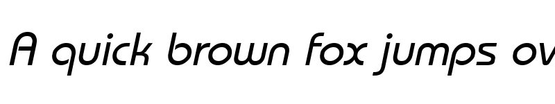 Preview of Bauhaus Italic font